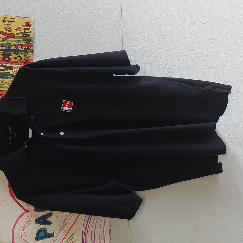 Black short sleeve Polo with NBA logo